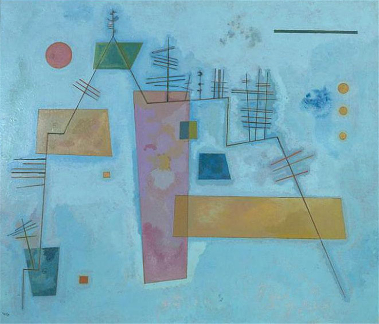 Angular Structure 1930 Wassily Kandinsky Abstract Oil Painting